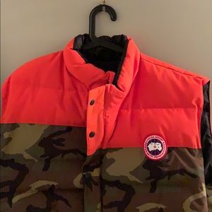 Canada Goose Orange Camo Vest 3XL - 2 Tone